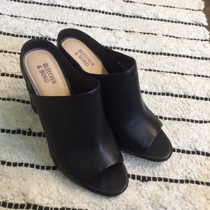 Bleecker & bond peep toe heels